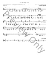 Don't Worry Baby piano sheet music cover